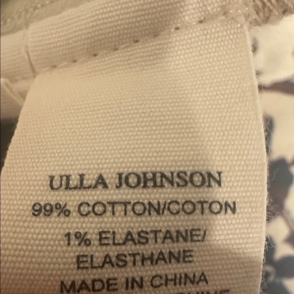 Ulla Johnson Tessie Floral Balloon Sleeve Top ruffle cottage core size 6 vines - Picture 8 of 9